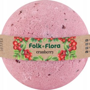 Kula do kąpieli Żurawina Folk & Flora 130g