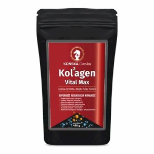 Kolagen Rybi z Colostrum Vital MAX- Kolagen Końska Dawka w Proszku 450g