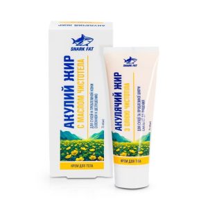 Krem Tłuszcz Rekina Glistnik AZS Łuszczyca Trądzik Ugryzienia Owadów 75ml