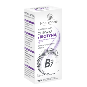Wzmacniająca odżywka do włosów z BIOTYNĄ  z ekstraktem skrzypu polnego i konopi – PHARMAZIS – 250ml