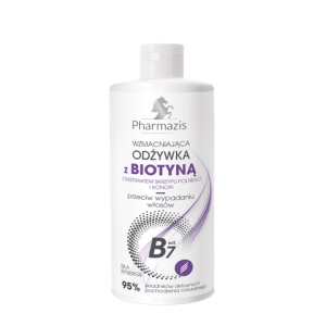 Wzmacniająca odżywka do włosów z BIOTYNĄ  z ekstraktem skrzypu polnego i konopi – PHARMAZIS – 250ml