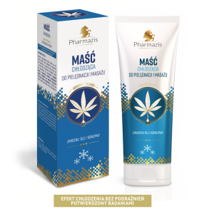 Maść chłodząca do pielęgnacji i masażu – PHARMAZIS – konopie polskie – 222ml