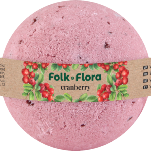 Kula do kąpieli Żurawina Folk & Flora 130g