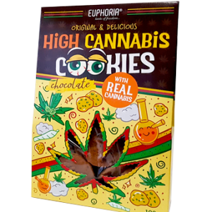 Ciastka konopne – EUPHORIA High Cannabis Choco 100g