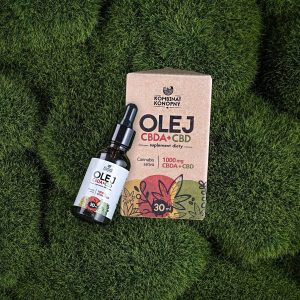 OLEJ CBD RAW – Kombinat Konopny – (CBD+CBDA 1000 mg) 30 ml