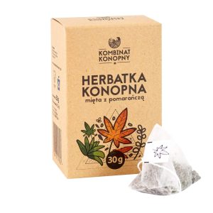 Herbatka konopna – Mięta z pomarańczą – Kombinat Konopny – 30 g