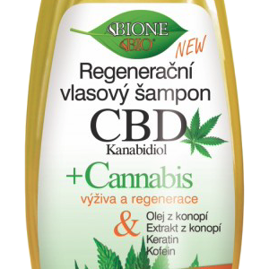 Szampon regenerujący do włosów z CBD – BIONE – 260ml