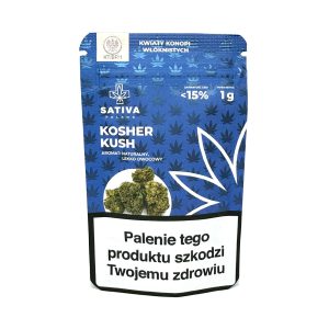 CBD Kwiaty Konopi ”KOSHER KUSH” 1 g