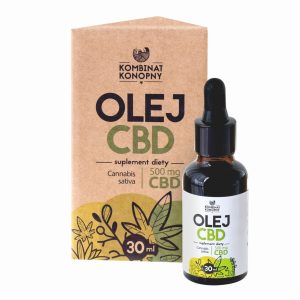 OLEJ CBD  – Kombinat Konopny – 500 mg CBD 30 ml