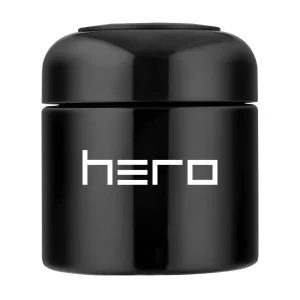 Szklany pojemnik bezzapachowy z higrometrem HERO – 100 ml