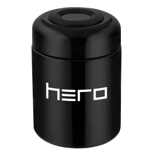 Szklany pojemnik bezzapachowy z higrometrem HERO – 250 ml