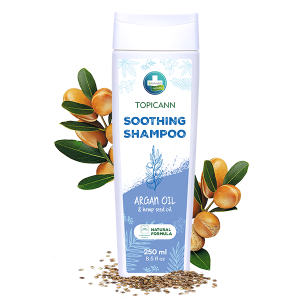 Szampon z olejem konopnym i arganowym TopiCann – 250 ml – Annabis