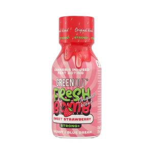Shot konopny Green Out® Fresh Bomb Sweet Strawberry 100 ml – Strong+