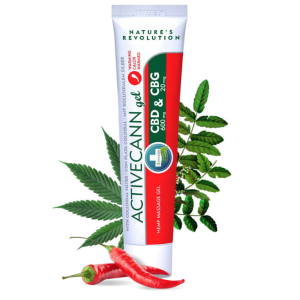 Rozgrzewający żel konopny ActiveCann CBD + CBG – 75 ml – Annabis (dawniej Arthrocann)