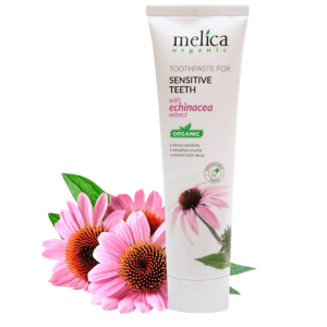 Melica Organic pasta bez fluoru z jeżówką do zębów wrażliwych 100ml