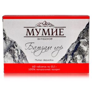 MUMIO SHILAJIT AŁTAJSKIE BALSAM GÓR 60 tabletek