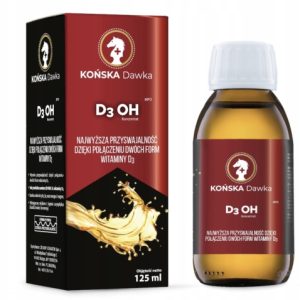 Witamina D3 OH 50000 IU/ml Końska Dawka 125 ml