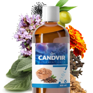 Candvir 7 ziół Candida Grzyby 100ml