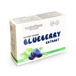 Borówka czarna z cynkiem 250mg Wzrok Zdrowe Oczy 50 tab.