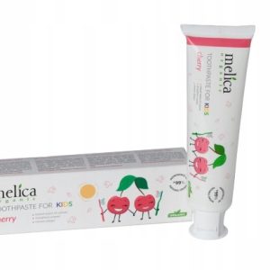 Melica Organic Pasta do zębów dla dzieci bez Fluoru Wiśnia 100ml