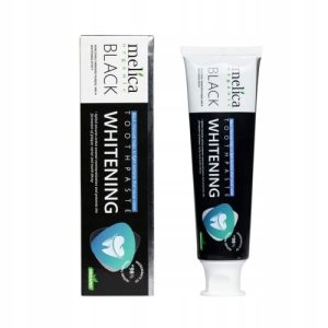 Melica Organic Wybielająca Pasta do Zębów Bez Fluoru z Węglem, Czarna 100ml