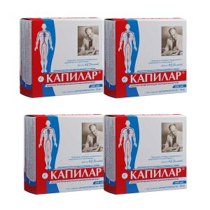 ZESTAW 4 x KAPILAR 200 tab. SERCE CIŚNIENIE KRWI KRĄŻENIE