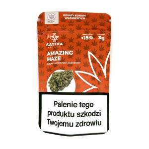 CBD Kwiaty Konopi ”AMAZING HAZE” 3 g