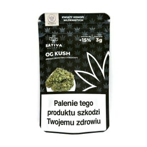 CBD Kwiaty Konopi „OG KUSH” 3 g
