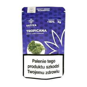 CBD Kwiaty Konopi ”TROPICANA” 3 g