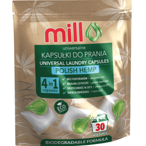 Kapsułki do prania 3w1 – ECOMILL – 30 szt