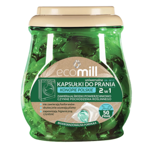 Kapsułki do prania – ECOMILL – 50 szt.