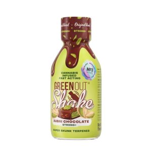 Shot konopny Green Out® Shake Dubai Chocolate 200 ml – Strong+