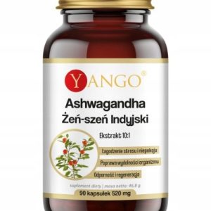 Ashwagandha ekstrakt 10:1 zdrowe serce i głowa 90k