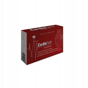 Cardio Forte Zdrowe Serce Miażdżyca Głóg Magnez B6 Herbin 30 kapsułek