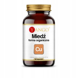 Odporność Włosy Miedź Organiczna Yango 90 kaps Diglicynian Miedzi