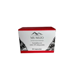 Mumio (Shilajit) Oczyszczone – 60 kapsułek
