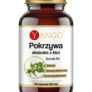 Pokrzywa ekstrakt 20:1 wsparcie układu moczowego 90kaps