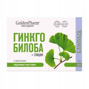 GINKGO BILOBA + Glicyna Stres Intensywna Nauka Nerwice 36 tab.