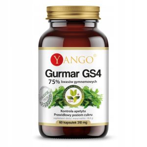 Suplement diety Yango Gurmar GS4 75% kwasów gymnemowych 60 kapsułek