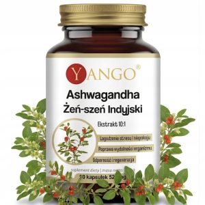 Ashwagandha ekstrakt 10:1 zdrowe serce i głowa 90k