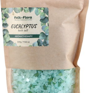 Sól do kąpieli Relaksująca EUKALIPTUS AROMATHERAPY FOLK&FLORA 500g