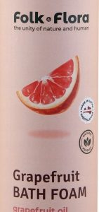 Antycelulitowa pianka do kąpieli „Grejpfrut” Folk&Flora 400ml
