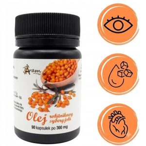 OLEJ ROKITNIKOWY Z ROKITNIKA SYBERYJSKIEGO ARAMNATURA 300 mg 90 kaps