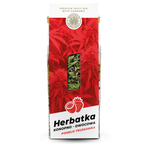 Herbatka konopno owocowa „POMELO – TRUSKAWKA” 45 g