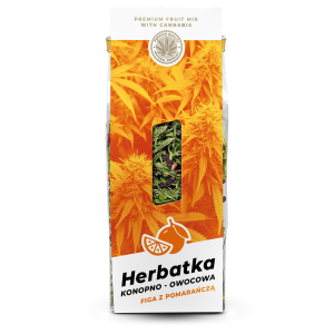 Herbatka konopno owocowa „FIGA Z POMARAŃCZĄ” 45 g