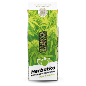 Herbatka konopno owocowa „MIĘTA Z JABŁKIEM” 45 g