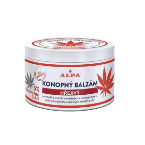 ALPA Rozgrzewający Balsam z Konopi 5% Rozluźniający Do Masażu 250ml