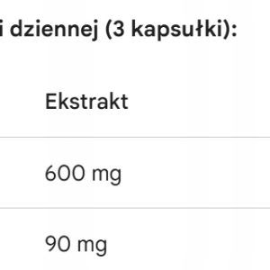 Berberyna Premium zdrowa wątroba metabolizm 90kaps