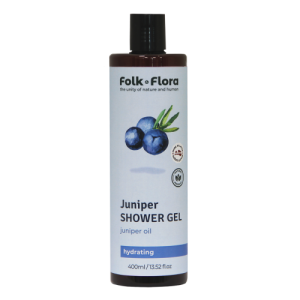 Nawilżający żel pod prysznic „Jałowiec” Folk&Flora 400ml