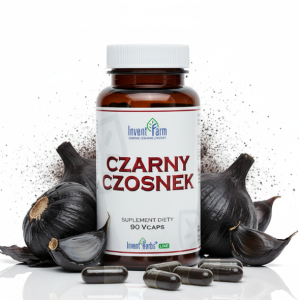 CZARNY CZOSNEK Odporność Naturalna Obrona Serce Ciśnienie 90 Vcaps